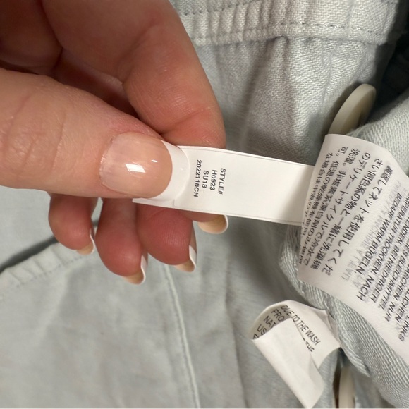 Madewell x As Ever Cotton Utility Workwear Jumpsuit Sage Green Blue NWT XL - Picture 12 of 13